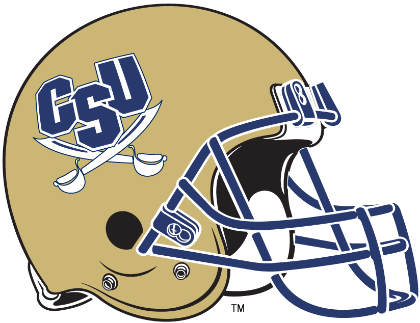 CSU Buccaneers 0-Pres Helmet Logo iron on transfers for clothing